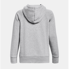UNDER ARMOUR bluza dresowa damska z kapturem Rival Fleece szara, Kolor: szary, Rozmiar: M, 2 zdjęcie