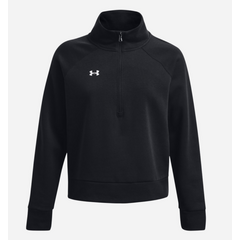 UNDER ARMOUR bluza dresowa damska z kapturem rozpinana Rival Fleece HZ czarna, Kolor: czarny, Rozmiar: M, 2 zdjęcie