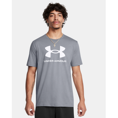 UNDER ARMOUR koszulka męska t-shirt sportowy szary, Kolor: szary, Rozmiar: S