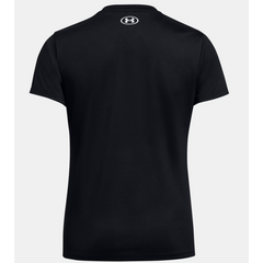 UNDER ARMOUR koszulka t-shirt damski sportowy Tech SSV- Solid czarna, Kolor: czarny, Rozmiar: L, 2 zdjęcie
