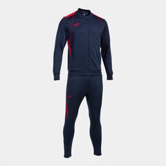 JOMA CHAMPIONSHIP VII komplet męski dres spodnie i bluza 103083.336 granatowy/czerwony, Kolor: granatowy, Waga: 0.2, Rozmiar: 3XL