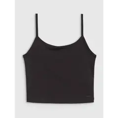 4F koszulka na ramiączkach top damski 4FWSS25TSLEF127 czarna, Kolor: czarny, Rozmiar: XS, 6 zdjęcie