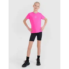 4F koszulka sportowa t-shirt dla dziewczynki 4FJWSS25TFTSF1185 różowy, Kolor: różowy, Rozmiar: 146/152, 3 zdjęcie