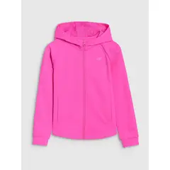4F bluza sportowa dla dziewczynek 4FJWSS25TFSWF448 różowa, Kolor: różowy, Rozmiar: 158/164, 5 zdjęcie