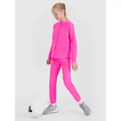 4F bluza sportowa dla dziewczynek 4FJWSS25TFSWF448 różowa, Kolor: różowy, Rozmiar: 158/164, 4 zdjęcie