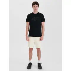 4F t-shirt męski koszulka bawełniana 4FWMM00TTSHM2257 czerwony, Kolor: czarny, Rozmiar: XL, 4 zdjęcie