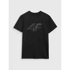 4F t-shirt męski koszulka bawełniana 4FWMM00TTSHM2257 czerwony, Kolor: czarny, Rozmiar: L, 2 zdjęcie