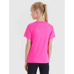 4F koszulka sportowa t-shirt dla dziewczynki 4FJWSS25TFTSF1185 różowy, Kolor: różowy, Rozmiar: 146/152, 2 zdjęcie
