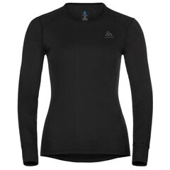 ODLO Koszulka damska termiczna TOP crew neck l/s ACTIVE WARM ECO czarna, Kolor: czarny, Rozmiar: M, 3 zdjęcie