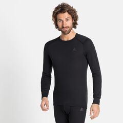 ODLO koszulka termoaktywna męska z długim rękawem sportowa Active Warm czarna, Kolor: czarny, Rozmiar: L, 2 zdjęcie