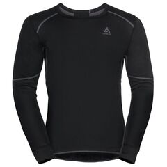 ODLO Koszulka męska BL TOP crew neck l/s ACTIVE X-WARM ECO czarna, Kolor: czarny, Rozmiar: M