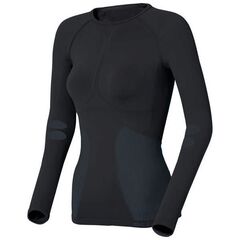 ODLO Koszulka techniczna Shirt l/s crew neck EVOLUTION WARM, Kolor: czarny, Rozmiar: L