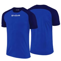 GIVOVA koszulka sportowa męska treningowa MAC03 niebieska, Kolor: niebiesko-czarny, Rozmiar: XL, 2 zdjęcie