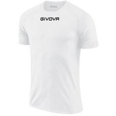 GIVOVA koszulka sportowa męska treningowa MAC03 biała, Kolor: biały, Rozmiar: S