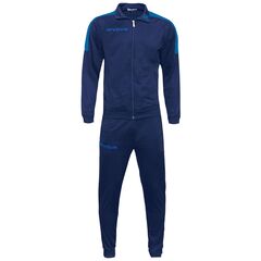 GIVOVA dres męski komplet spodnie i bluza TR033 niebieski, Kolor: niebieski, Rozmiar: S