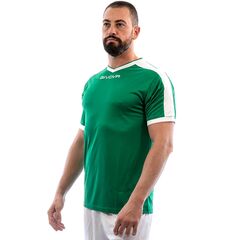 GIVOVA koszulka sportowa męska t-shirt treningowy MAC04 zielona, Kolor: zielony, Rozmiar: 2XL, 2 zdjęcie