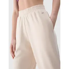 4F spodnie dresowe treningowe damskie 4FWSS25TTROF1010 beżowe, Kolor: beżowy, Rozmiar: L, 5 zdjęcie