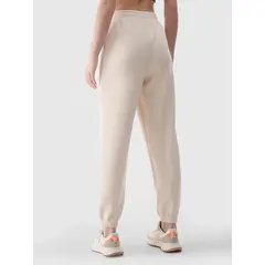 4F spodnie dresowe treningowe damskie 4FWSS25TTROF1010 beżowe, Kolor: beżowy, Rozmiar: L, 4 zdjęcie