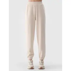 4F spodnie dresowe treningowe damskie 4FWSS25TTROF1010 beżowe, Kolor: beżowy, Rozmiar: L, 6 zdjęcie