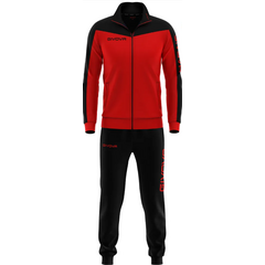 GIVOVA dres męski komplet spodnie i bluza TR036 czerwony, Kolor: czerwony, Rozmiar: 2XL