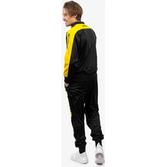 GIVOVA dres męski komplet spodnie i bluza TR036 czarny, Kolor: żółty, Rozmiar: XL, 2 zdjęcie