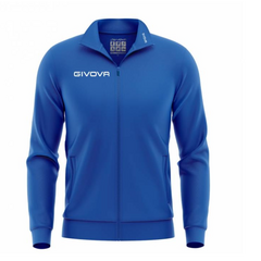 GIVOVA bluza sportowa męska treningowa na zamek MA022 niebieska, Kolor: niebieski, Rozmiar: 2XL