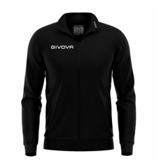 GIVOVA bluza sportowa męska treningowa na zamek MA022 czarna, Kolor: czarny, Rozmiar: S