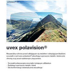 UVEX Okulary sportstyle 233 P niebieskie szkła, 6 zdjęcie