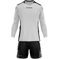 GIVOVA komplet bramkarski koszulka i spodenki z ochraniaczami KITP009 szary