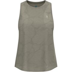 Koszulka damska bez rękawów Odlo ZEROWEIGHT ENGINEERED CHILLTEC Tank crew neck, Kolor: szary, Waga: 0.2, Rozmiar: M