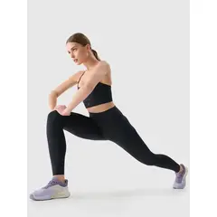 4F legginsy sportowe damskie z wysokim stanem 4FRSS25TFTIF306 czarne, Kolor: czarny, Rozmiar: XS, 5 zdjęcie