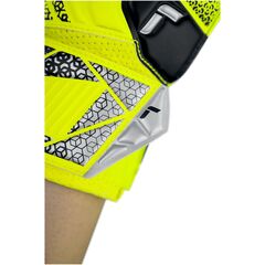 REUSCH rękawice bramkarskie Attrakt Solid Junior, Kolor: żółty, Rozmiar: 7, 2 zdjęcie