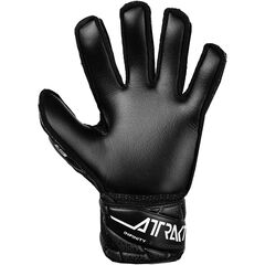 REUSCH rękawice bramkarskie Attrakt Infinity Junior, Kolor: czarny, Rozmiar: 4, 4 zdjęcie