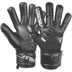 REUSCH rękawice bramkarskie Attrakt Infinity NC Junior, Kolor: czarny, Rozmiar: 4