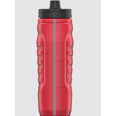 UNDER ARMOUR bidon na siłownię butelka na wodę 950ml czerwony, Kolor: czerwony, Pojemność (ml): 950, 4 zdjęcie