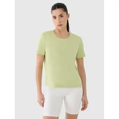 4F t-shirt damska koszulka treningowa 4FRSS25TFTSF1236 zielona, Kolor: zielony, Rozmiar: S
