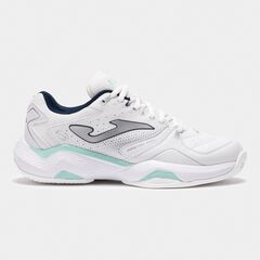 JOMA buty damskie do tenisa ziemnego squasha MASTER TM10LS2542C białe, Kolor: biały, Rozmiar: 37
