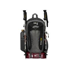 NILS CAMP plecak turystyczny trekkingowy 40L NC1733 czarny, Kolor: czarny, Rozmiar: one size, 5 zdjęcie
