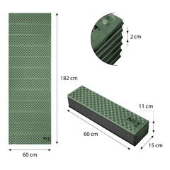 NILS CAMP mata turystyczna składana na camping NC1768 zielona, Kolor: zielony, Waga: 1,2, 2 zdjęcie