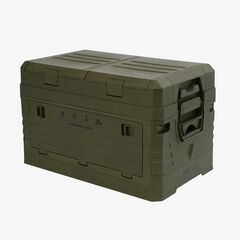 NILS CAMP skrzynia turystyczna kempingowa przechowywania 50L NCB4003 zielona, Kolor: zielony, Rozmiar: 50l