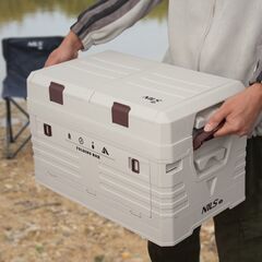 NILS CAMP skrzynia turystyczna kempingowa do przechowywania 50L NCB4003 szara, Kolor: szary, Rozmiar: 50l, 6 zdjęcie