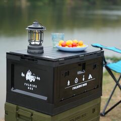 NILS CAMP skrzynia turystyczna kempingowa przechowywania 50L NCB4006 czarny, 3 zdjęcie