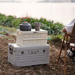 NILS CAMP skrzynia turystyczna kempingowa przechowywania 15L NCB4007 biały, 3 zdjęcie