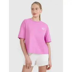 4F t-shirt damski koszulka bawełniana 4FWSS25TTSHF1967 różowa, Kolor: różowy, Rozmiar: M