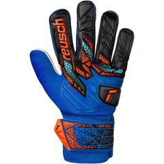 REUSCH rękawice bramkarskie Attrakt Starter Solid Junior, Kolor: niebieski, Rozmiar: 6, 5 zdjęcie