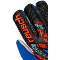 REUSCH rękawice bramkarskie Attrakt Starter Solid Junior, Kolor: niebieski, Rozmiar: 6, 3 zdjęcie