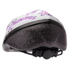 Meteor Kask rowerowy dla dziecka MV5-2 Spider czarny, Kolor: biały, Rozmiar: 52-56, 4 zdjęcie