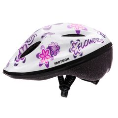 Meteor Kask rowerowy dla dziecka MV5-2 biały, Kolor: biały, Rozmiar: 52-56