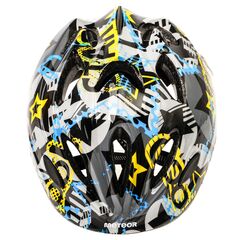 Meteor Kask dziecięcy HB6-5 Cool star, Kolor: czarny, Rozmiar: 52-56, 6 zdjęcie