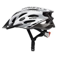 Meteor Kask rowerowy MV29 Drizzle biało-szary, Kolor: biały, Rozmiar: 55-58